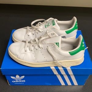 Adidas Stan Smith Shoes White Size 6